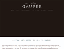Tablet Screenshot of gauperphoto.com